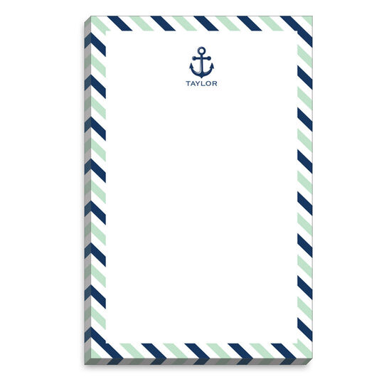 Seafoam Nautical Anchor Notepads